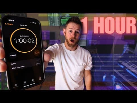 I Tried to Make a Song in UNDER 1 HOUR