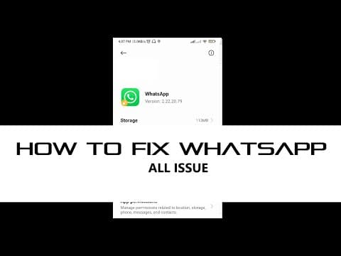 Learn To Use Whatsapp, And Fix All Your Whatsapp Issue
