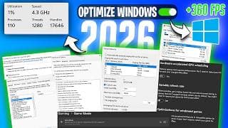 How To Optimize Windows 11 For Gaming & Performance In 2026📈