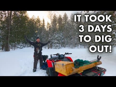 Massive Storms Make It Nearly Impossible To Get Back To The Cabin. Ep270