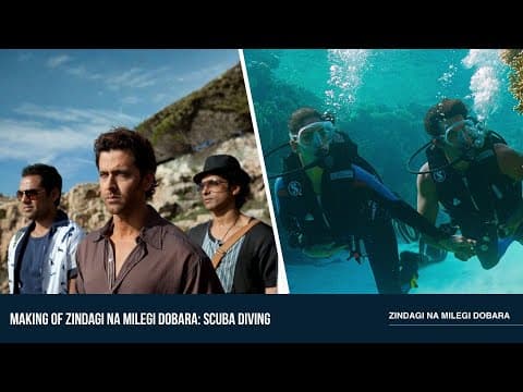 Making Of Znmd | Scuba Diving | Hrithik Roshan, Abhay Deol, Farhan Akhtar, Katrina Kaif