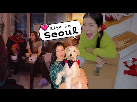 How Expats Celebrate The Holidays In Korea & What I Got For Christmas 🤭 | Life In Seoul Vlog