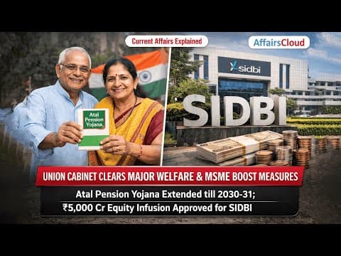 Current Affairs Explained: Atal Pension & Sidbi | Important Topic—january 2026 | Dailyca | Bank Exam