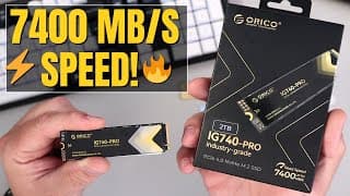 Orico Ig740-pro Ssd Speed Test – 7400mb/s Pcie 4.0 Beast!