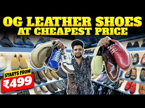 Og Branded Leather Shoes In Periamet 🔥| Chennai’s Og Footwear Spot 👞 | Style That Talks!|sandy Vlogs