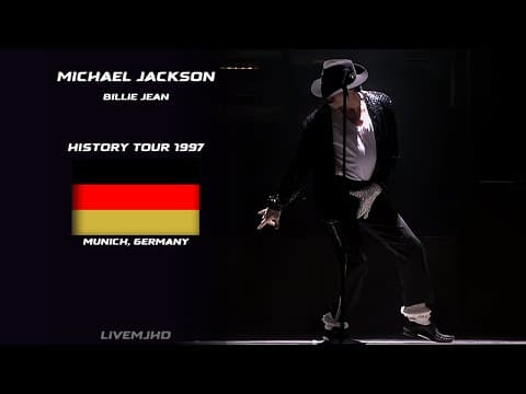 Michael Jackson - Billie Jean - Live Munich 1997 (2025 4k Remaster)