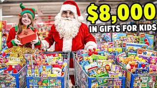 Bringing Christmas To Kids With $8,000 Worth Of Gifts