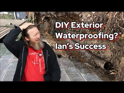 Diy Foundation Waterproofing Success Story
