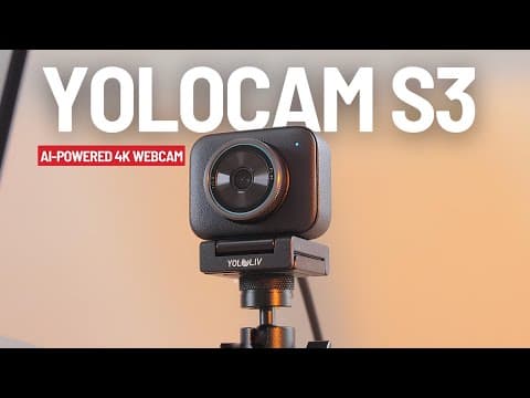 Rekomendasi Webcam 4k Ai Buat Live Streaming Dan Jualan Live - Review Yolocam S3