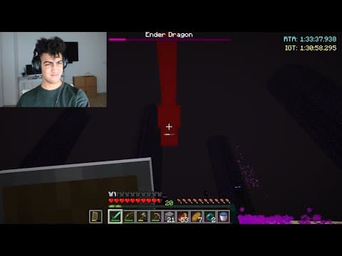 I Finally Beat Minecraft For The First Time!!!!