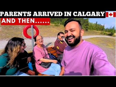 Parents Finally Arrived In Calgary Canada 🇨🇦 | Magic Waterfalls Never Seen On Youtube Before
