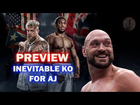 Anthony Joshua Vs Jake Paul Preview & Prediction | The Tyson Fury Factor