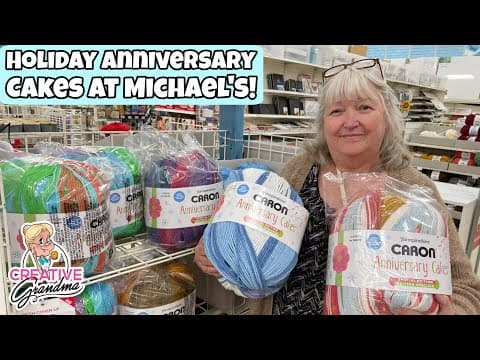New Limited Edition Anniversary Cakes At Michael's! What Else Is New? #michaels #yarnspirations