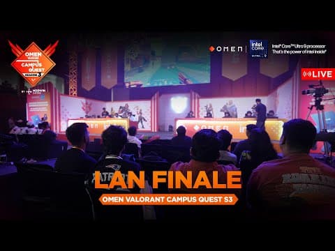 [live] Omen Valorant Campus Quest S3 Lan Finals | Battle For India’s Top Campus Esports Squad