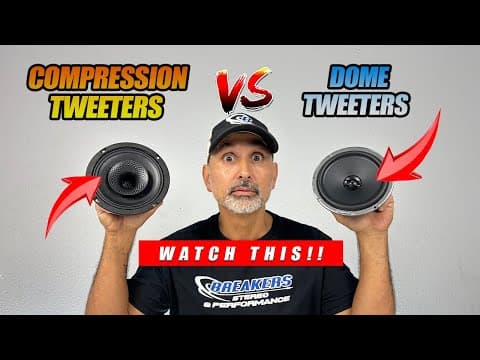 Compression Driver Vs Dome Tweeter: The Ultimate Sound Showdown!
