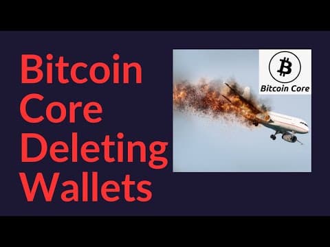 Bitcoin Core Deleting Wallets