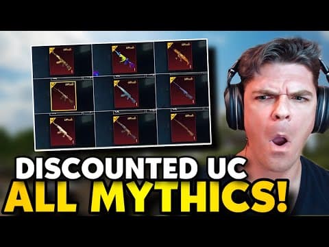 All Weapons Turn Mythic (discounted Uc) Pubg Mobile