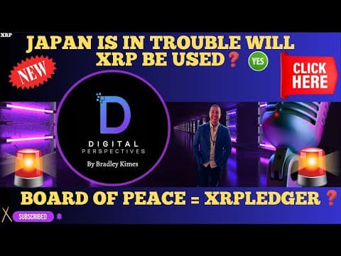 Xrp- Japan Is In Trouble Will Xrp Be Used? - New Board Of Peace  = Xrpledger?