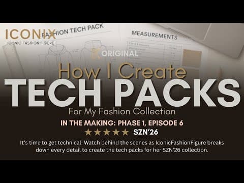 How To Make A Tech Pack For Clothing Production