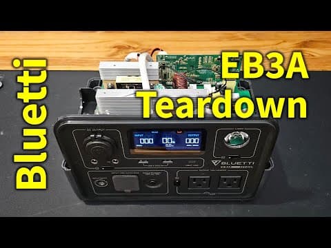 Bluetti Eb3a Power Station Complete Teardown, A Detailed Look Inside