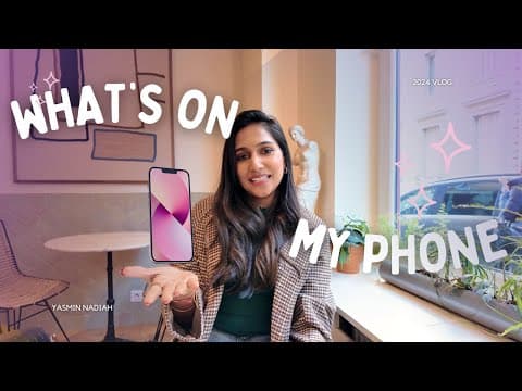 What's On My Phone 2024 ☁🎧| Best Apps For Travel & Why Mental Health Is Important