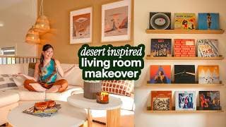 Desert Inspired Extreme Living Room Makeover