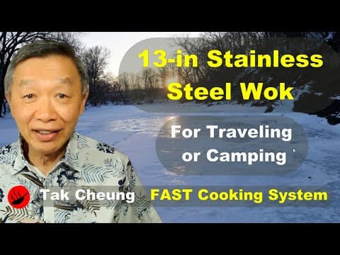 A Traveling Stainless Steel Wok With A Detachable Handle By Lolykitch
