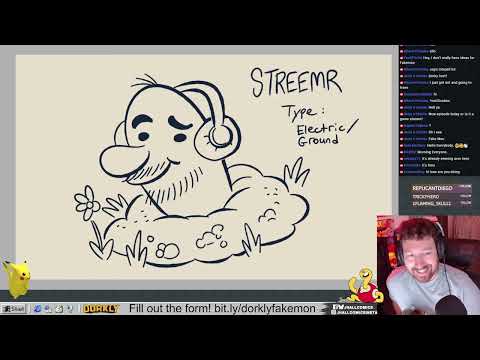 Justin Draws User Submitted Fakemon Live