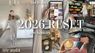 2026 New Year Reset! Life Audit, Goals, & Habits I'm Keeping!