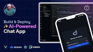Build & Deploy An Ai-powered Chat App | Vue, Node, Typescript,  Open Ai, Stream & Neon Database