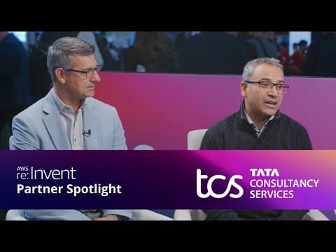 Geekwire Studios: Aws Re:invent Spotlight | Tata Consultancy Services