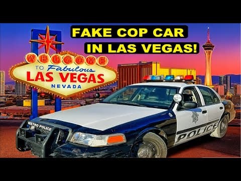 I Built A Las Vegas Metro Police Car & Drove It There!