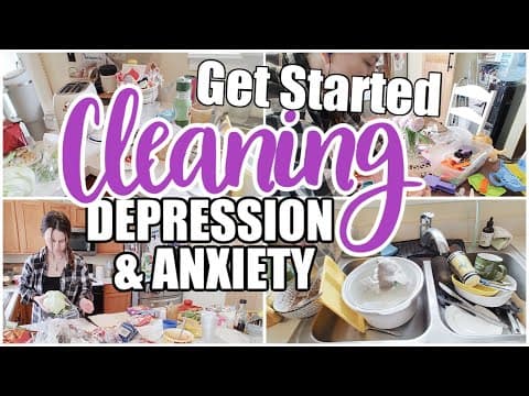 Real Life Complete Disaster Messy House Clean Up Depression & Anxiety *get Started Cleaning The Mess