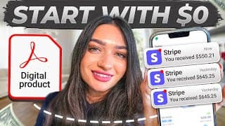 How To Create + Sell Digital Products With $0 Upfront Investment (step-by-step Tutorial)
