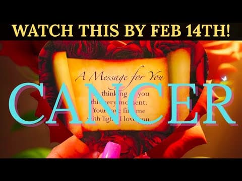 Cancer ❤️ Unexpected Message Changes Your Love Life! Love Tarot Reading Soulmate