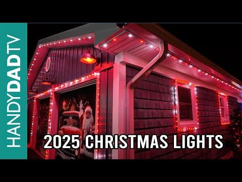 Permanent Christmas Lights Behind The Scenes 2025 - Wled & Xlights
