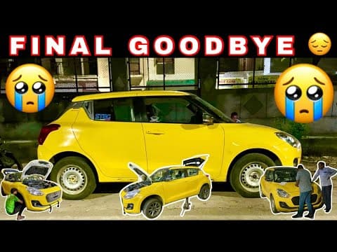 आख़िर कार Officially Disassembling 😔 Our Swift Sport Jaan 2024 | Modified Yellow Swift | Rahul Singh