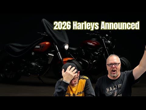 2026 Harley Models Released! Epic Fail? Or Just Getting Started?