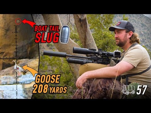 Crazy Long Range Airgun Hunting: Are Boat-tail Slugs The Answer? | Oxwagon Diaries, Ep.57
