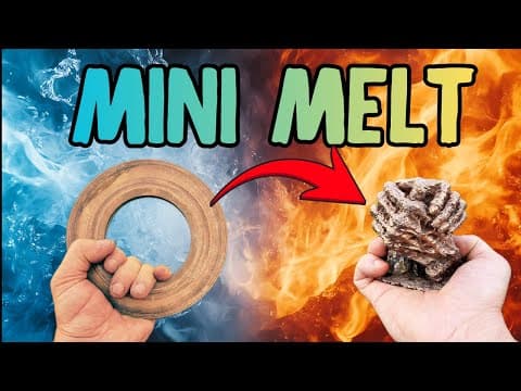 Bronze Zombie Hands Mini Melt - Asmr Metal Melting- Bigstackd Casting