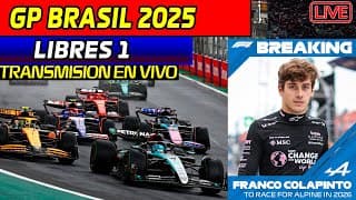🔴gp Brasil [libres 1] Reaccionando En Vivo!! Breaking Franco Renueva En Alpine!! Gp Brazil F1 2025