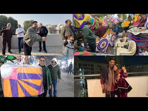 Family Ki First Lohri Celebration | Patangbaazi In Amritsar | Kite Flying On Lohri 2026