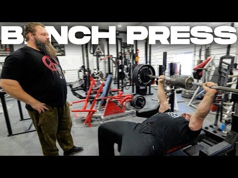 Bench Pressing With Robert Oberst