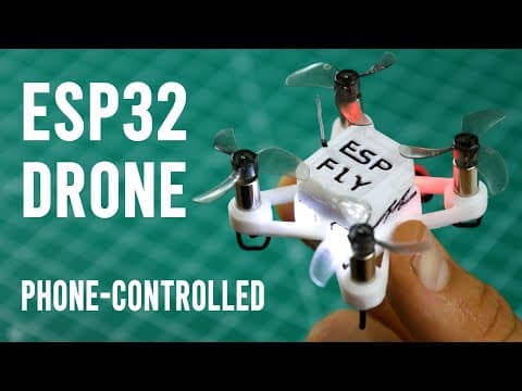Build The Smallest Esp32 Drone You Can Fly With Your Phone! (esp-fly)