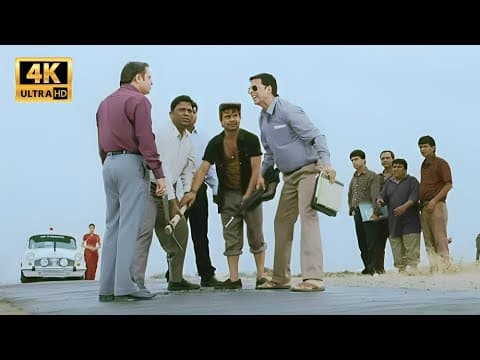 मुझे देखना है तूने कितना डांबर डाला है | Akshay Kumar, Rajpal Yadav | Khatta Meetha | Indian Comedy