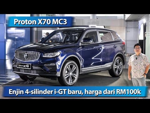 Proton X70 Mc3 2026 - Enjin Baru 4-silinder, Harga Dari Rm100k