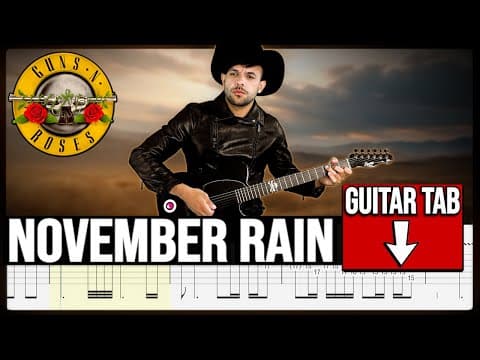 【guns N' Roses】[ November Rain ]  Cover By Dotti Brothers | Guitar Lesson