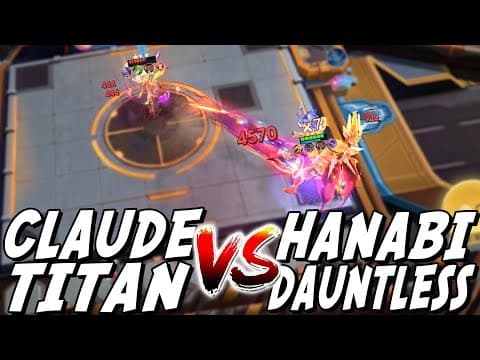 Ketika Claude Titan Vs Hanabi Dauntless Full Shield ! Match Paling Tragis ! Lu Pasti Kesel Liatnya !