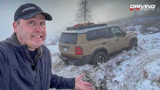 New Toyota Land Cruiser Gets Stuck In The Snow