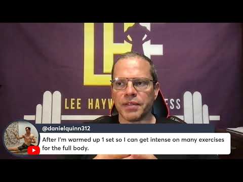 Ask Lee Live Q & A - Total Fitness Bodybuilding